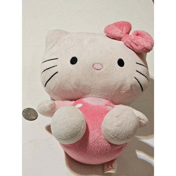 Authentic Sanrio Hello Kitty Ty Plush 8.5" Pink Collectible 2011 Soft Rare Toy - Picture 4 of 9